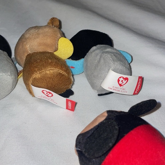 Lot of 3 Disney Tsum Tsum & Lot of 3 Ty Mini Plush - Picture 6 of 6